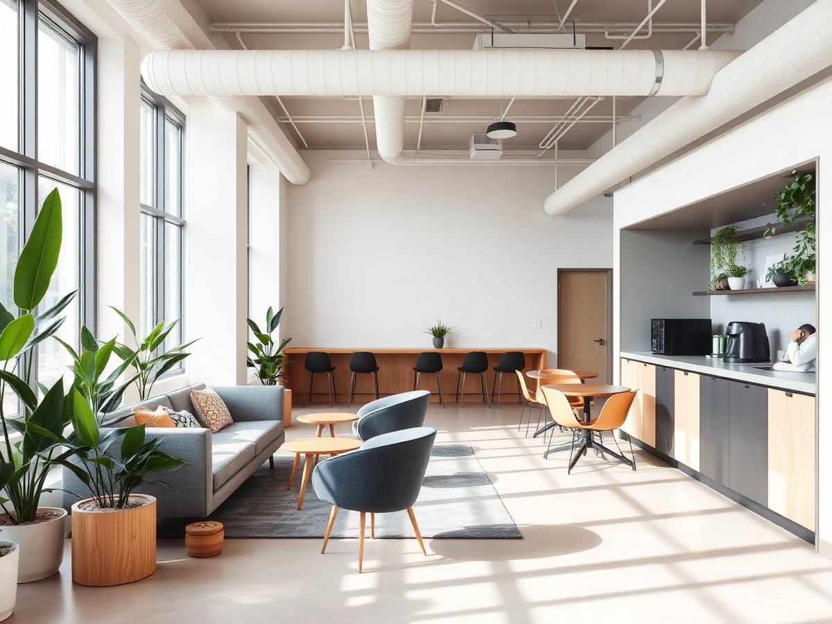 Common lounge and pantry